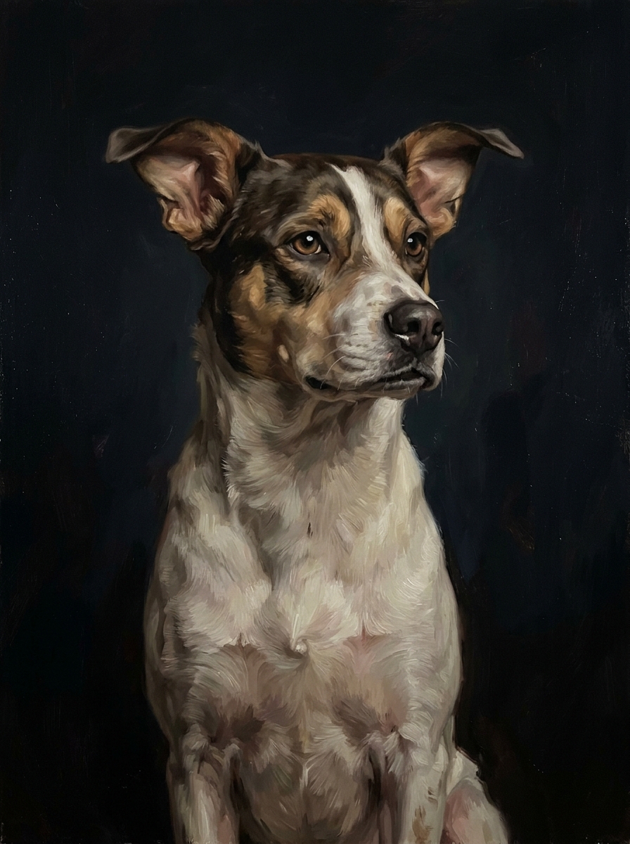 Classic Oil Painting portrait example