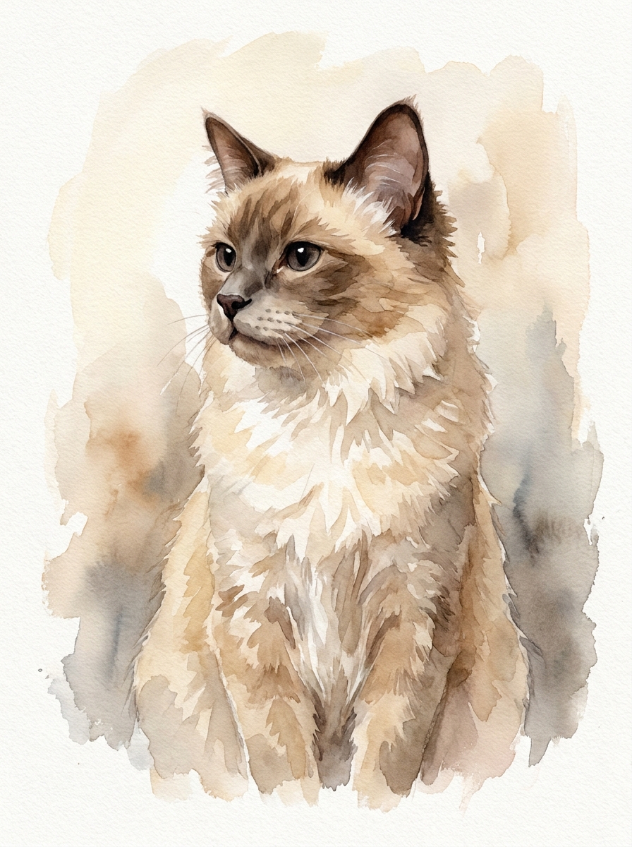 Watercolor portrait example